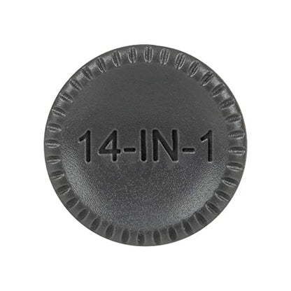 Klein Tools 32314 Electronic Screwdriver, 14-in-1 with 8 Precision Tips, Slotted, Phillips, and Tamperproof TORX Bits, 6 Precision Nut Drivers