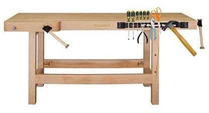 12" Magnetic Tool Holder Strip - A Tool Magnet Bar for Garage Organization, Shop Organization, and Workbench Accessories, Best Father's Day Gift, Easy To Install in Workshop, Mounting Screws Included.