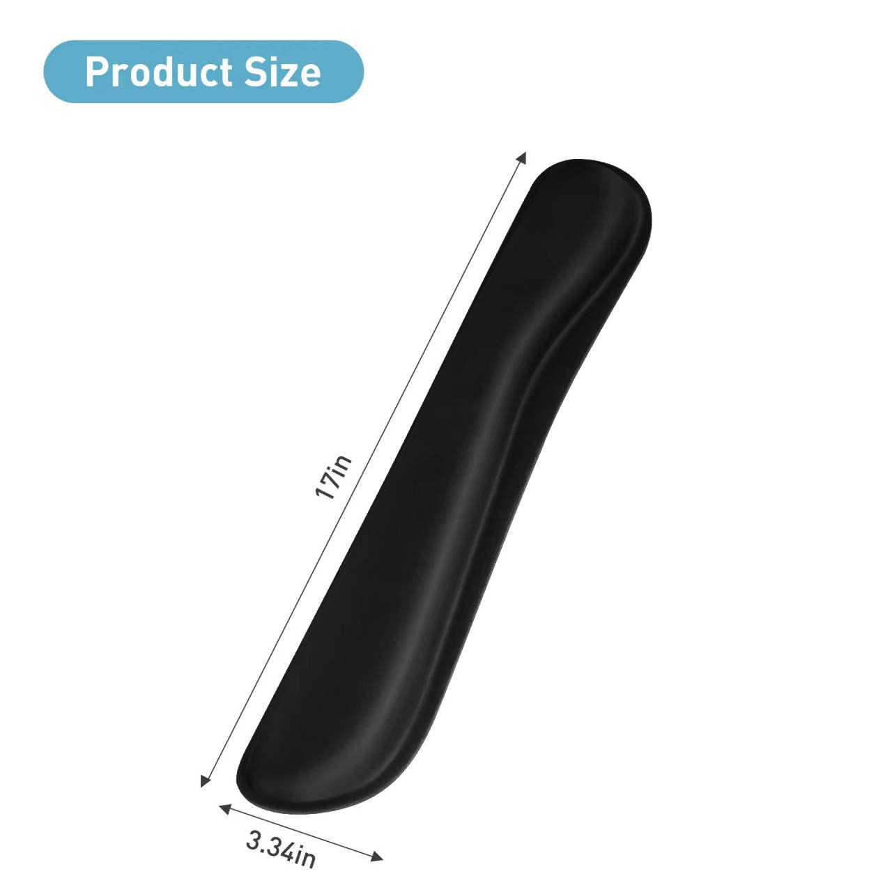 Yolanda Keyboard Wrist Rest Memory Foam, Easy Typing Pain Relief, Keyboard Mouse Pad Set for Computer, Laptop, Home & Office