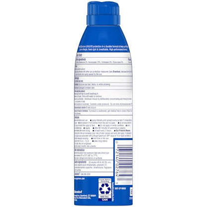 Coppertone Sport Sunscreen Spray SPF 50, Sweat, Heat and Water Resistant Sunblock, Lightweight, Oxybenzone Free, Spray Sunscreen Bulk Pack, 5.5 Oz Bottle, Pack of 3 (Packaging May Vary)