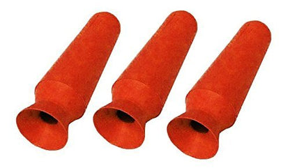 DMV Scleral Cup Large Contact Lens Handler -3 Pack - Inserts and Removes Scleral Contact Lenses and Prosthetic Eyes (Orange)