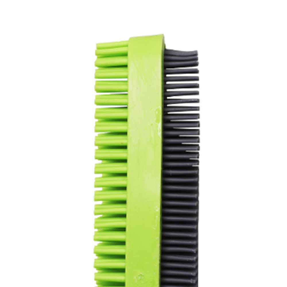 Godiyyer Rubber Pet Hair Removal Brush for Couch Clothes Dog Cat Pet Hair Carpet, Also Used as Dog Cat Bath Brush with Massage Effect