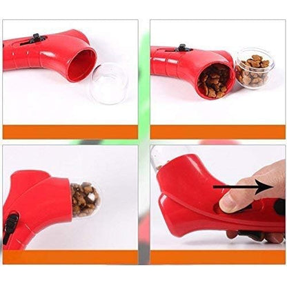 Coolrunner Pet Treat Launcher Training Dog Food Catapult auto Pets Food Thrower Puppy Snacks Feeder(Dog Food Catapult)