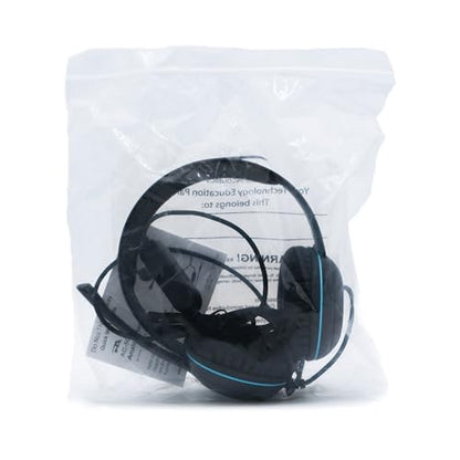 Cyber Acoustics 3.5mm Stereo Headset (AC-5002) with Noise Canceling Microphone for PCs, Tablets, and Cell Phones in The Classroom or Home