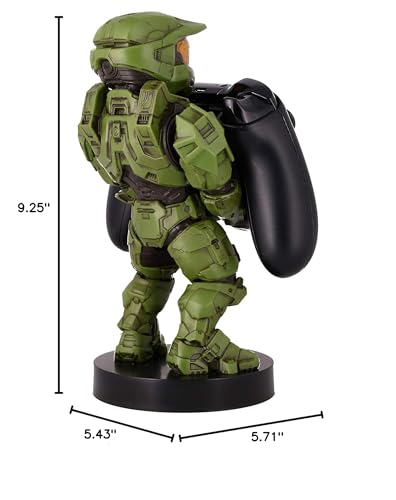Exquisite Gaming: Halo: Master Chief - Mobile Phone & Gaming Controller Holder, Device Stand, Cable Guys, Xbox Licensed Figure, Green