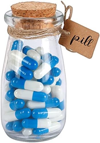 CUCUMI 12pcs 3.4oz Small Glass Jars with Lids, 100ml Candy Jars Potion Bottles with Cork, Mini Jars Set for Party Wedding Favors Halloween Décor