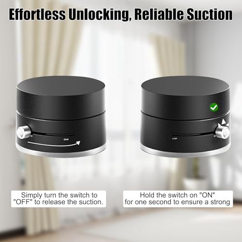 2025 New Magnetic Phone Holder with Vacuum Suction,Foldable Retractable Phone Mount，Dual-Sided Mount for All Phones, Universal Compatibility, Durable Plastic for Car, Gym, Smooth Surfaces