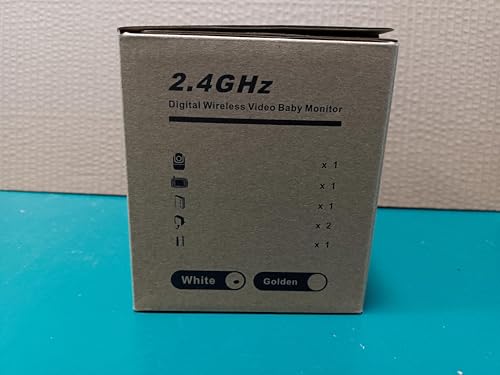 HelloBaby Baby Monitor with Remote Pan-Tilt-Zoom Camera and 3.2'' LCD Screen, Infrared Night Vision, Temperature Display, Lullaby, Two Way Audio, with Wall Mount Kit