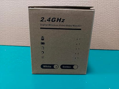 HelloBaby Baby Monitor with Remote Pan-Tilt-Zoom Camera and 3.2'' LCD Screen, Infrared Night Vision, Temperature Display, Lullaby, Two Way Audio, with Wall Mount Kit