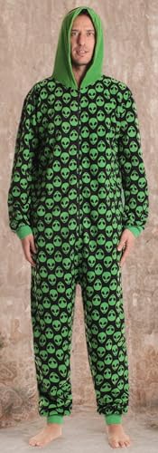 Just Love 6350-S Adult Onesie/Womens Pajamas Alien Small