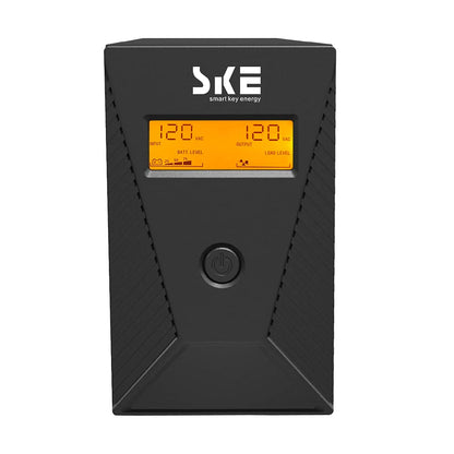 600VA/360W Ups Battery Backup and Surge Protector,Computer Uninterruptible Power Supply Units,SKE Ups Power Supply