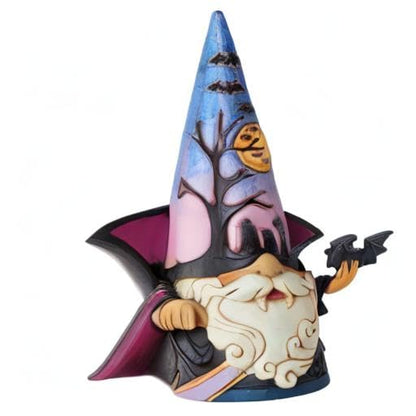 Enesco Jim Shore Heartwood Creek Halloween Vampire Gnome Figurine, 7 Inch, Multicolor
