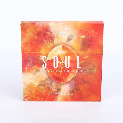 docolor Eyeshadow Palette 9Colors Orange Eyeshadow Gemstone Shadow Palettes Highly Pigmented Mattes Shimmers Smokey Glitter Cream Colorful Powder Blendable Long Lasting Waterproof Makeup Palette