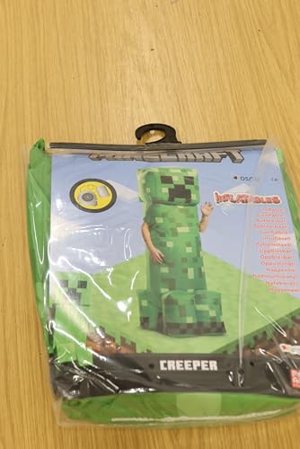Disguise Minecraft Creeper Inflatable Costume , Green