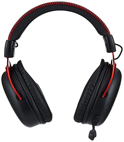 HyperX Cloud II Wireless - Gaming Headset for PC, PS5, PS4, Long Lasting Battery Up to 30 Hours, DTS Headphone:X Spatial Audio, Memory Foam, Detachable Noise Cancelling Microphone with Mic Monitoring