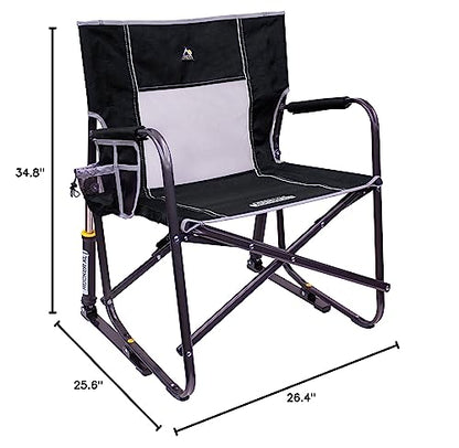 GCI OUTDOOR Freestyle Rocker XL Portable Folding Rocking Chair and Outdoor Camping Chair