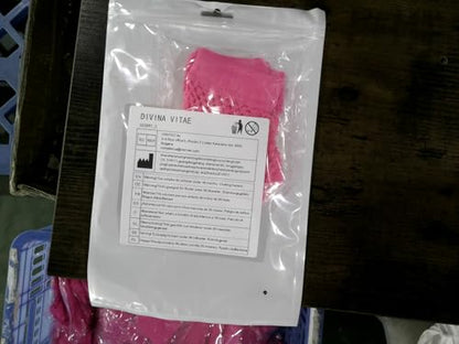 DIVINA VITAE 2 Pairs Pink Fingerless Fishnet Gloves Women 80s Short Stretch Mesh Gloves Retro Nylon Fish Net Fingerless Gloves for 80's Theme Party Halloween Cosplay Women Costume Accessories