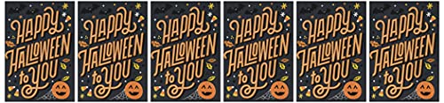 Hallmark Pack of Halloween Cards, Happy Halloween (6 Cards with Envelopes)