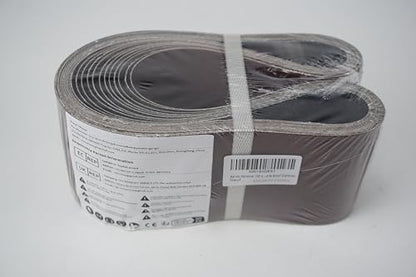 4x36 4 x 36 inch Sanding Belt Pack 4-Inch x 36-Inch,12 Pcs(4 Each of 80 120 150 Grits) Aluminum Oxide for Sander