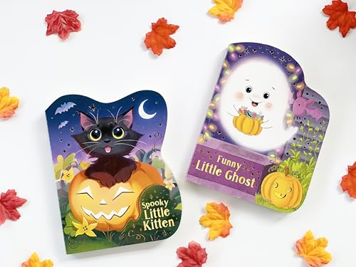 Funny Little Ghost - Halloween Ghost-Shaped Board Book