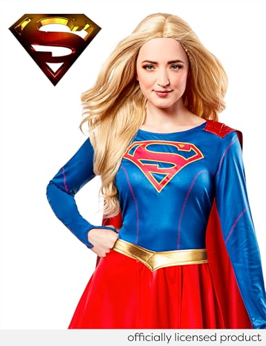 DC Superheroes Supergirl TV Series: Supergirl Costume Dress for Adults by Rubies, Women's Medium