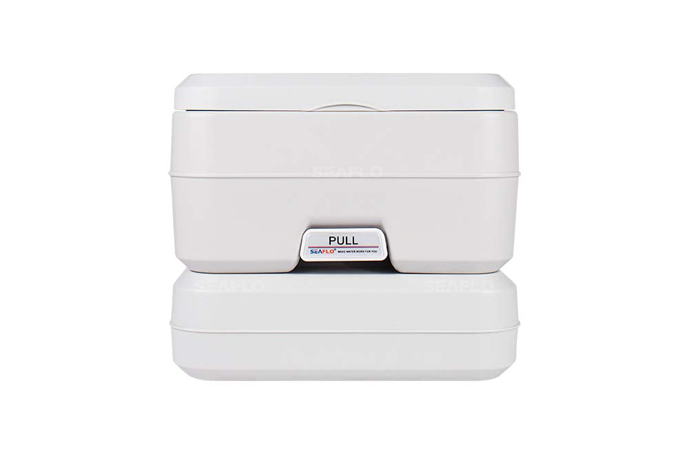 SEAFLO Portable Toilet for Marine, RV, Camping and Boat (2.6 Gallon)