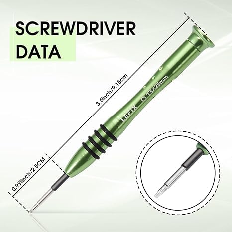 LeFix 12PCS M2x3 Torx T5 Screws + 1 Screwdriver Compatible with Dell XPS 13 9300 9305 9343 9350 9360 |XPS 15 9550 9560 9570|Precision M5510 5520 5530 5540,for Razer Blade,HP Envy 13|(Silver)