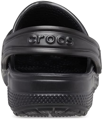 Crocs Kids Classic Clog (Little Kid/Big Kid) - Clogs for Kids - Synthetic Lining - Circulation Nubs Black 4 Big Kid M
