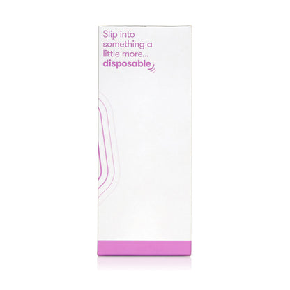 Frida Mom Women's Postpartum Underwear, Disposable Boyshort Underwear, Seamless with Stretchy Support, Postpartum Essentials, Size Regular (Waist 28"-42" Stretched), 8 Count, Grey