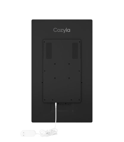 Cozyla 24 Inch Digital Calendar Wall Touch Screen Chore Chart To Do List Notepad Electronic Smart Calendar Digital for Family Meal Planner Support All App Via App Store Android Tablet Wall Mount Black