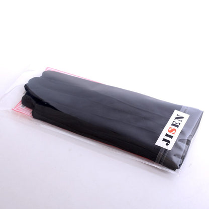 JISEN Men Police Formal Tuxedo Honor Guard Parade Nylon Cotton Gloves 26cm Black