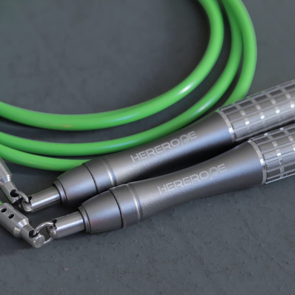 HereRope Weighted Jump Ropes for Women & Men, Durable & Adjustable Jump Rope Weighted, 1/4LB Heavy Jump Ropes Best for Fitness, Speed, Workouts, crossfit, Boxing