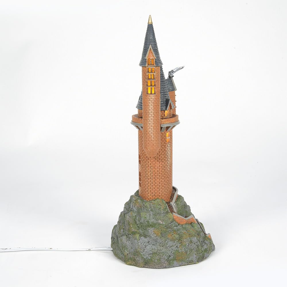 Department 56, Glass Stone Harry Potter Village the Owlery Lit Building, 10.63 Inch, Multicolor