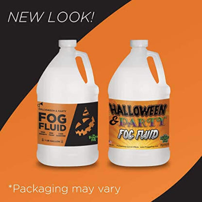 Froggy's Fog Halloween and Party Fog Fluid, High Output Long-Lasting Fog Juice for 400-1500 Watt Water-Based Fog Machines, Great for Pro & Home Haunters, Theatrical Effects, DJs, & More, Half Gallon