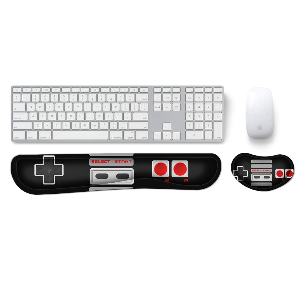 KBSING Keyboard Wrist Rest Pad and Mouse Wrist Support for Office, Game,Computer, Laptop, Pain Relief Memory Foam Wrist Rest Set (WRT-05)