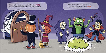 Gus the Gassy Ghost: A Funny Rhyming Halloween Story Picture Book for Kids and Adults About a Farting Ghost, Early Reader (Farting Adventures)