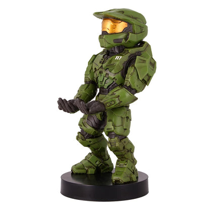 Exquisite Gaming: Halo: Master Chief - Mobile Phone & Gaming Controller Holder, Device Stand, Cable Guys, Xbox Licensed Figure, Green