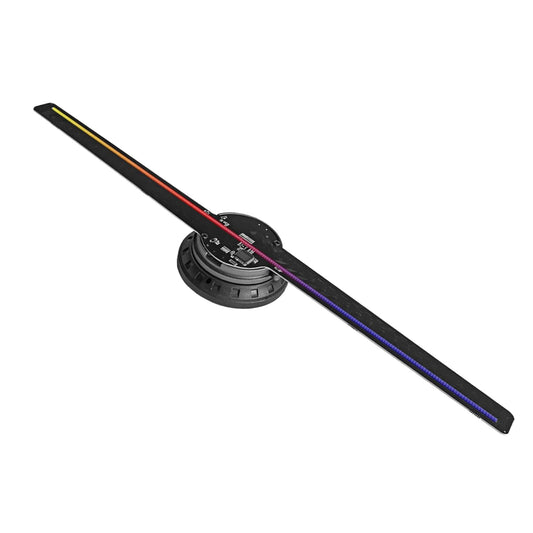 3D Hologram Fan, Hologram Fan Projector Screwless Led Lights with App and WiFi, HD LED 2000*1444PX Resolution, and Bluetooth for Bar, Shop, Halloween, Christmas(16.5 " (WiFi+remote control+Bluetooth)）