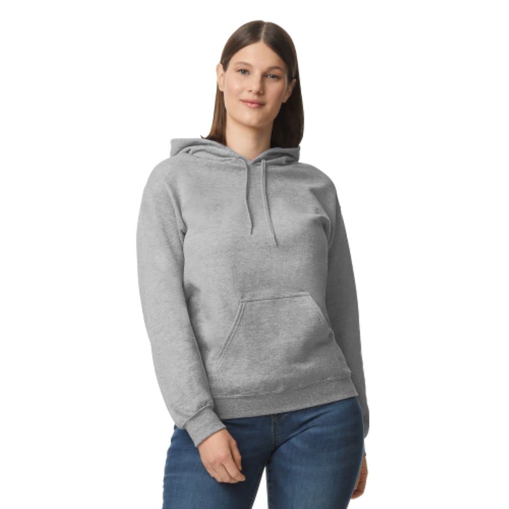 Gildan Womens Softstyle Sweatshirt, Style Gsf500 Athletic-hoodies, Sport Grey, Large US