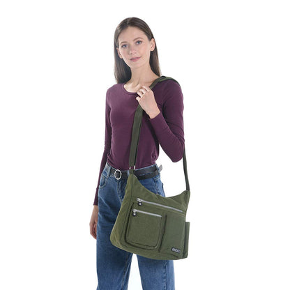 Crossbody Bag with Anti Theft RFID Pocket - Women Lightweight Water-Resistant Purse