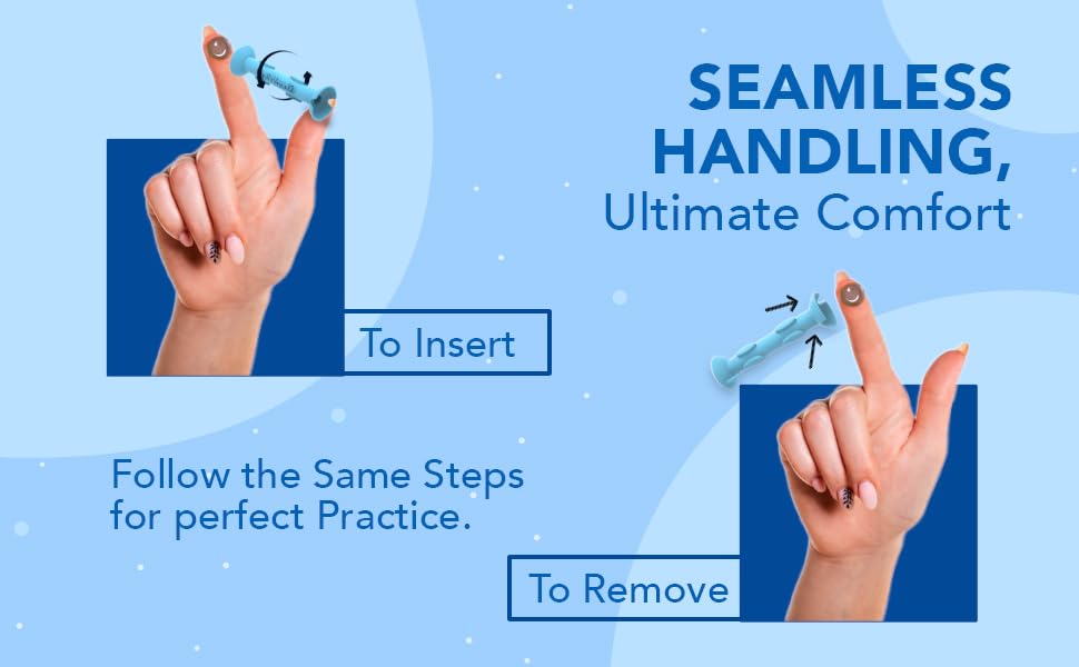 OptiWand - Portable Soft Contact Lens Removal & Insertion Tool - Silicone Rubber Eye Lens Inserter & Remover Device with Pincher End & Finger Grips - Safe & Easy to Use, Travel Size – 1.75"