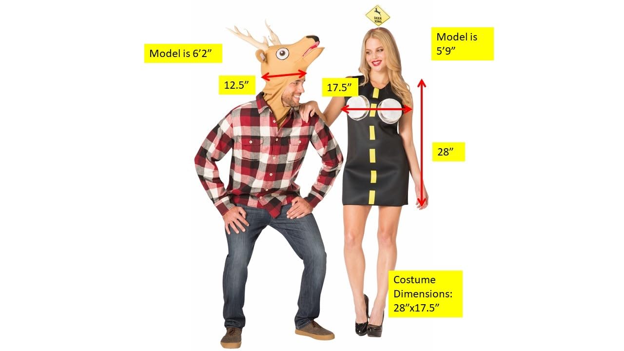 Rasta Imposta Deer in Headlights Couple Costume