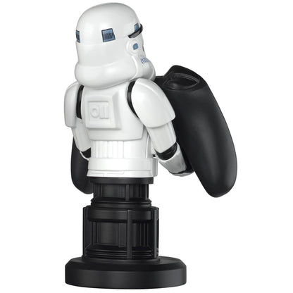 Exquisite Gaming: Star Wars: Stormtrooper - Original Mobile Phone & Gaming Controller Holder, Device Stand, Cable Guys, Collectable Licensed Figure