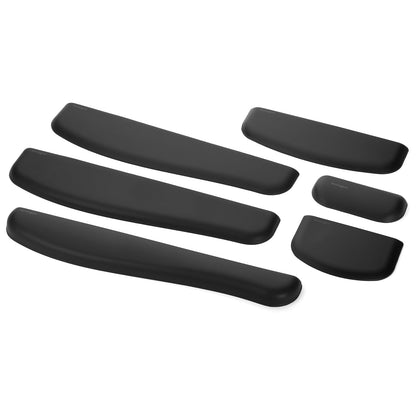 Kensington ErgoSoft Wrist Rest for Slim, Compact Keyboards, Black (K52801WW), 3.9 x 0.4 x 11.1 inches