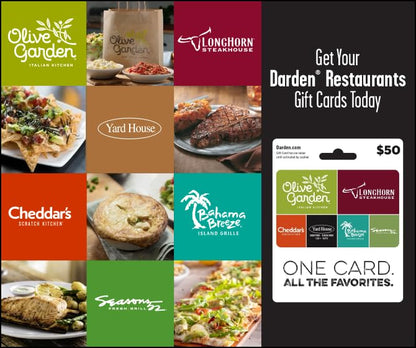 Darden Celebrate Gift Card $50