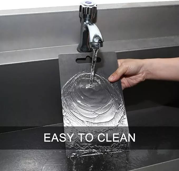 Katuchef Titanium Cutting Board, 100% Pure Tomato Titanium Cutting Boards for Kitchen for Cutting Meats, Fruits and Vegetables (L (36 * 25CM))