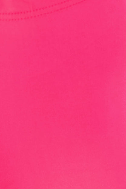 Leggings Depot Women's Buttery Soft Fashion Biker Shorts Athletic Shorts for Yoga, Neon Fuchsia, X-Large