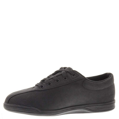 Easy Spirit womens Api walking shoes, Black Leather, 10.5 US