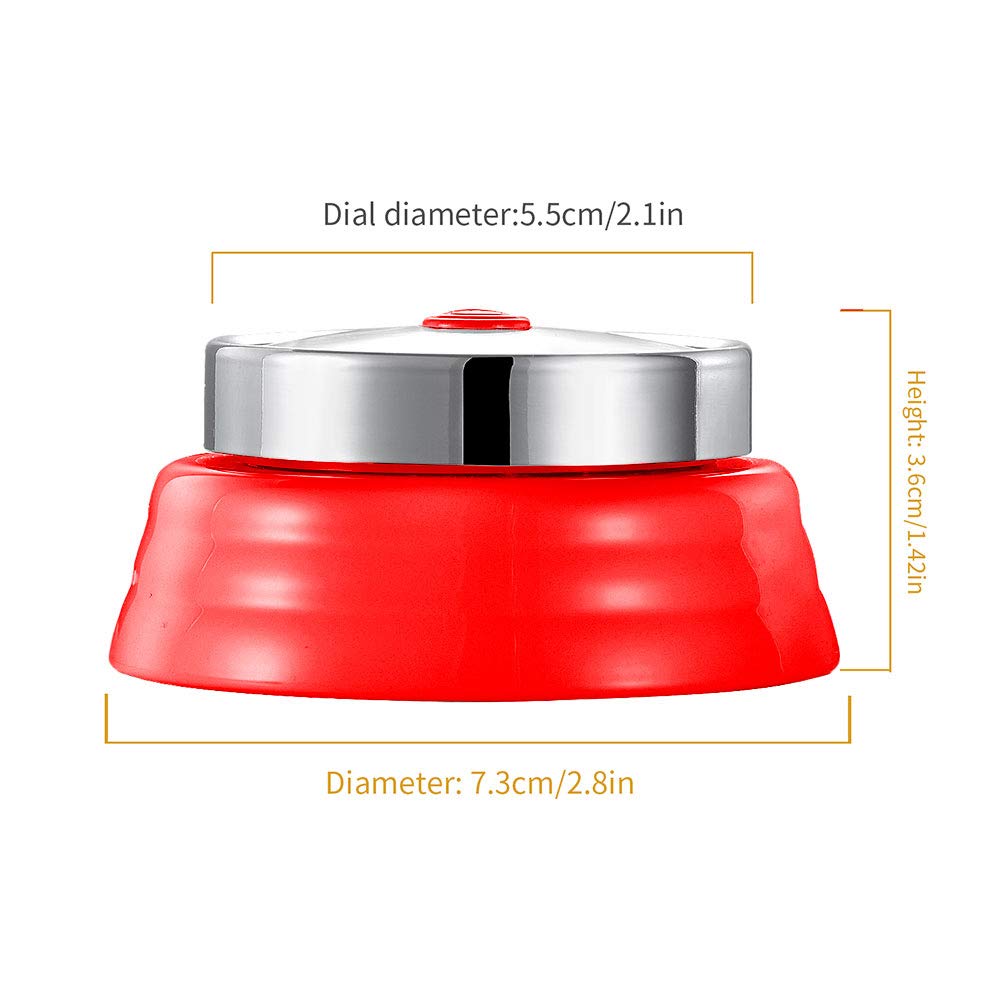 Kitchen Timer, Kitchen Countdown Cooking Timer Reminder No Battery Required Magnetic Time Management Timer Red