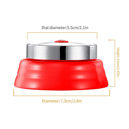 Kitchen Timer, Kitchen Countdown Cooking Timer Reminder No Battery Required Magnetic Time Management Timer Red